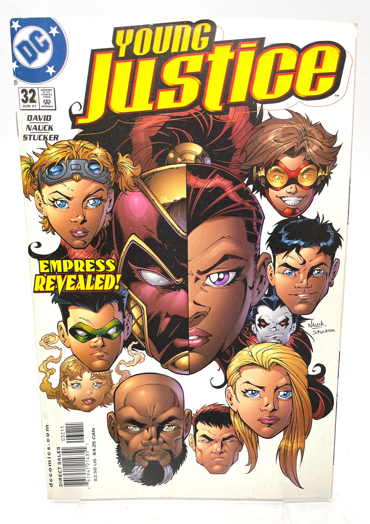 VINTAGE DC COMIC BOOK YOUNG JUSTICE – JUNE 2001