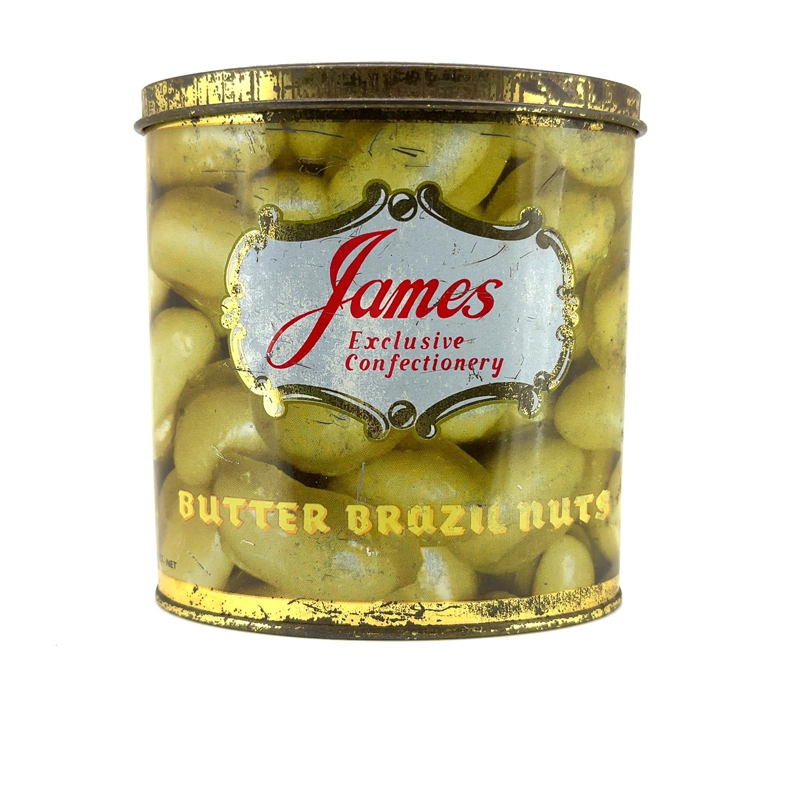 VINTAGE BISCUIT TIN – BUTTER BRAZIL NUTS