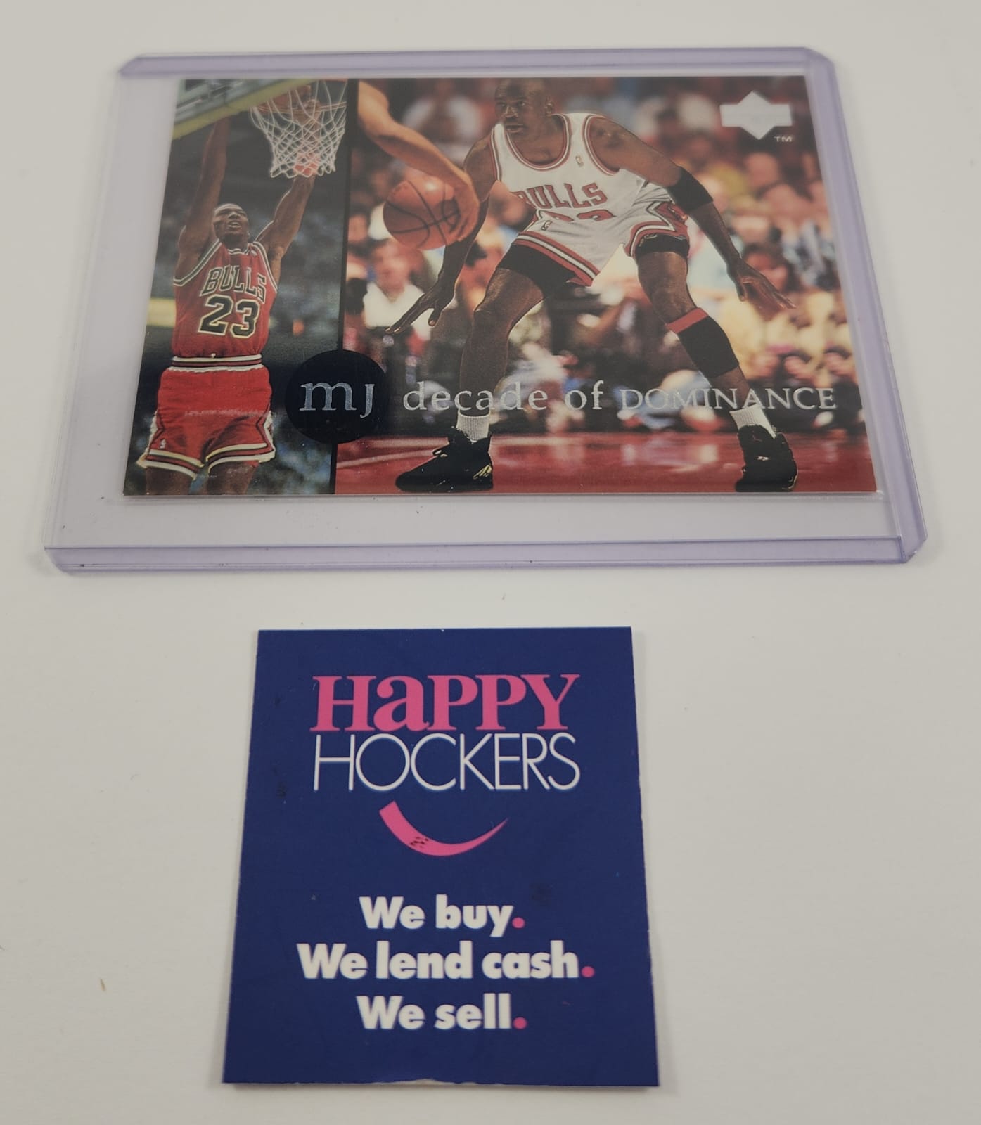 UPPER DECK RARE AIR BASKETBALL CARD, MJ DECADE OF DOMINANCE J6