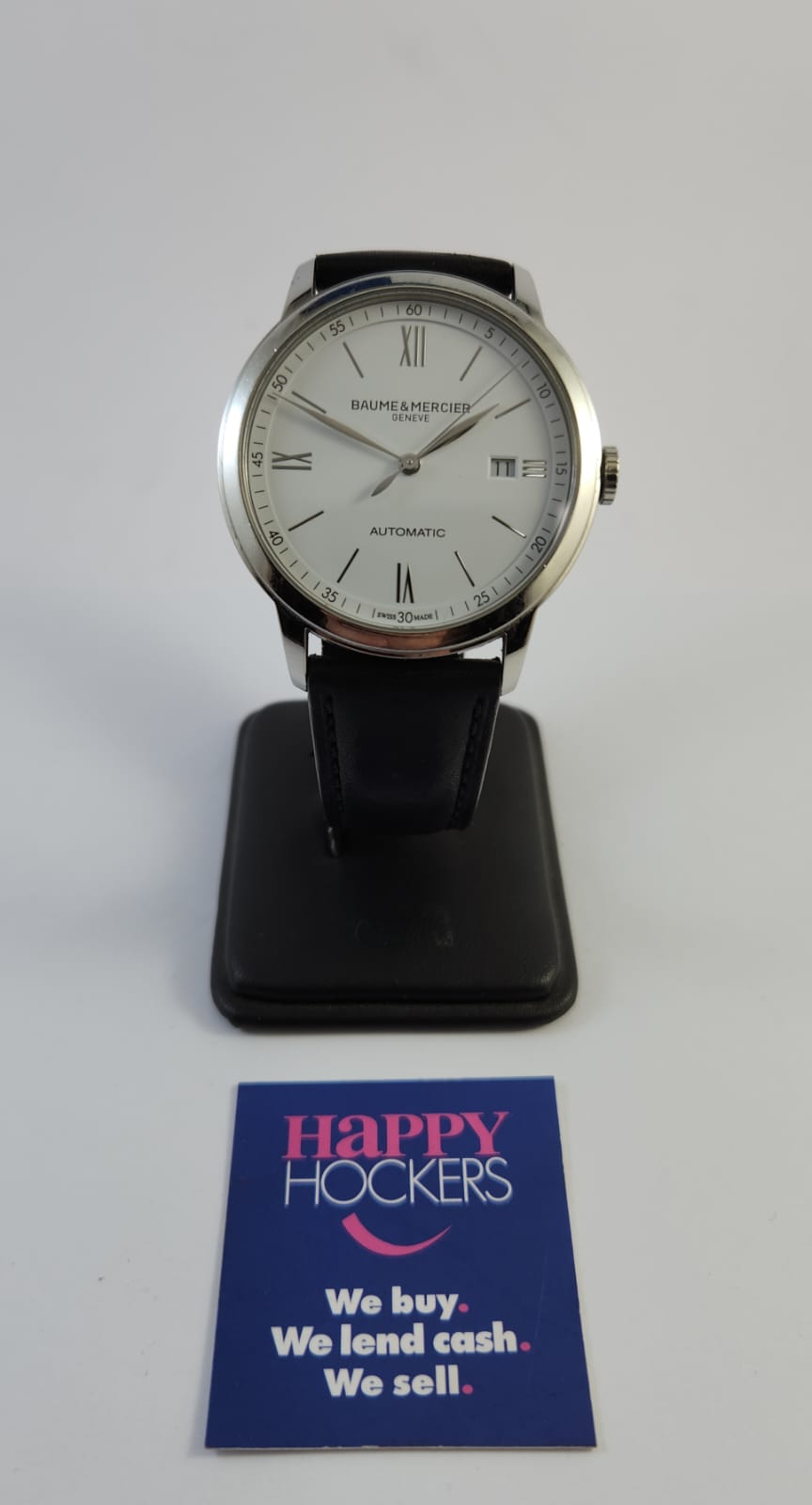 BAUME AND MERCIER WATCH MODEL: CLASSIMA 65832. 43MM STAINLESS STEEL CASE