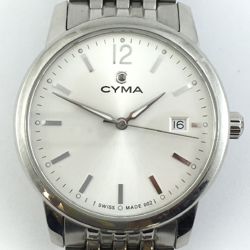 CYMA STEEL QUARTZ WATCH