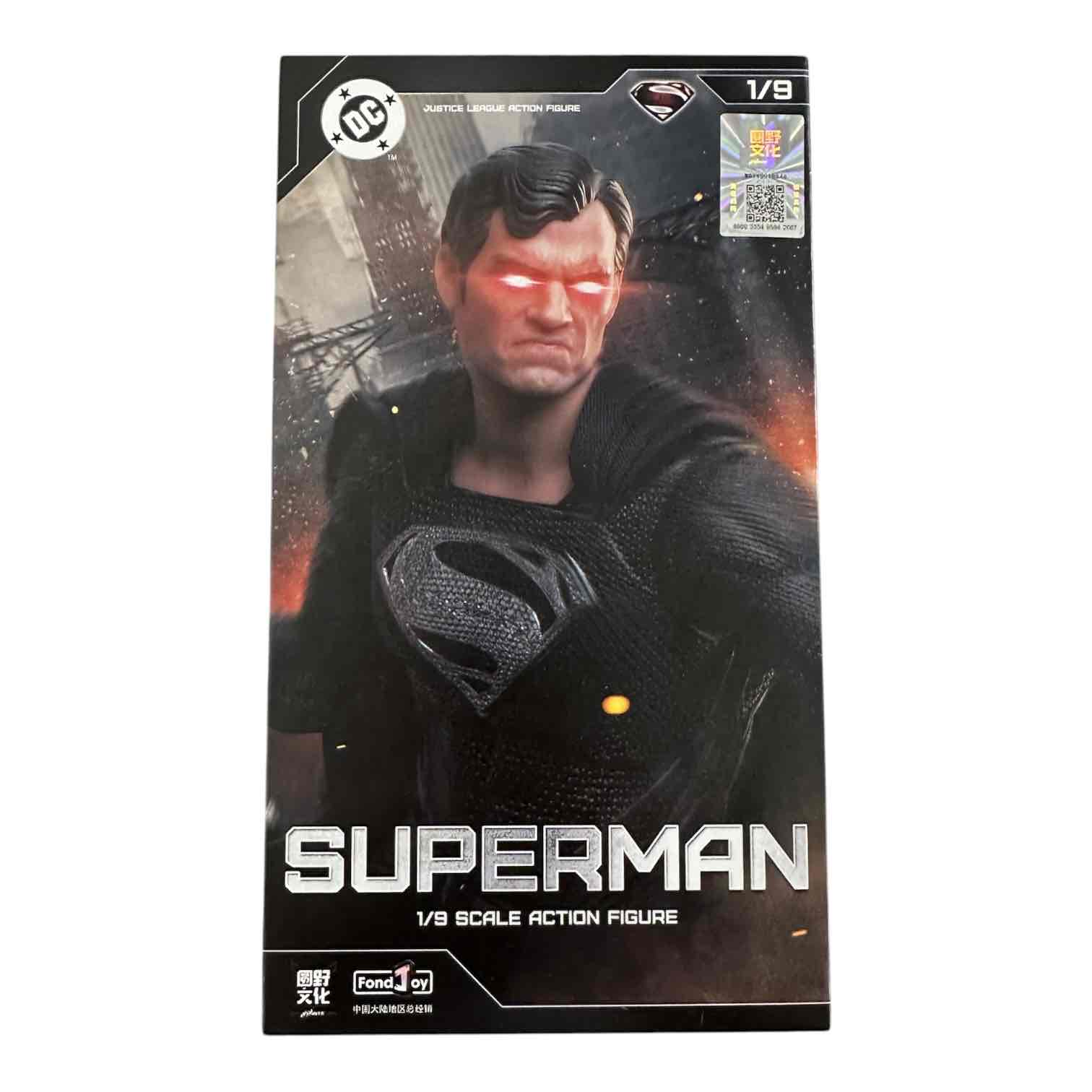 FONDJOY SUPERMAN 2.0 FIGURES- BLACK SUIT EDITION
