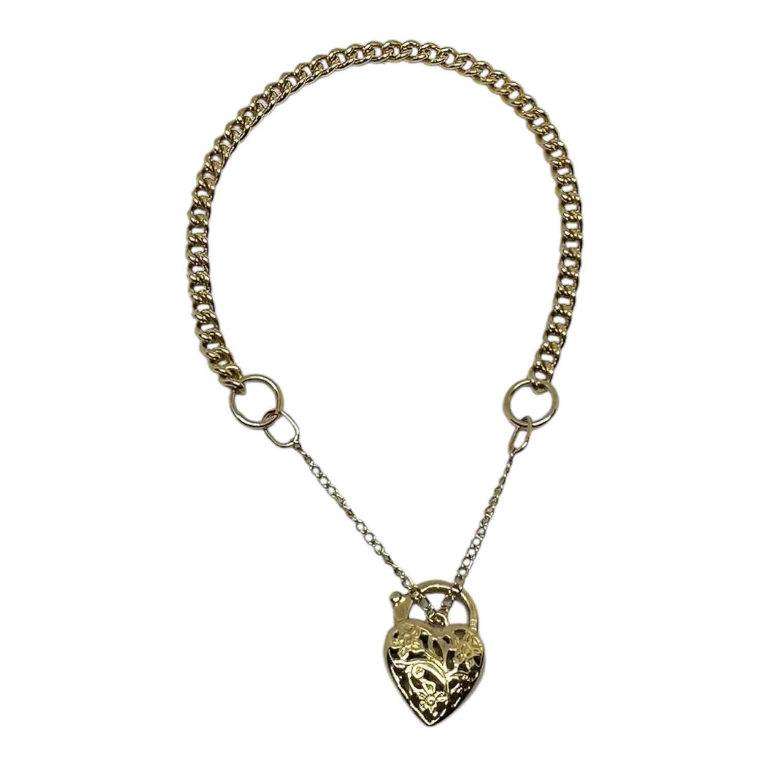 LADIES 9CT YELLOW GOLD BRACELET