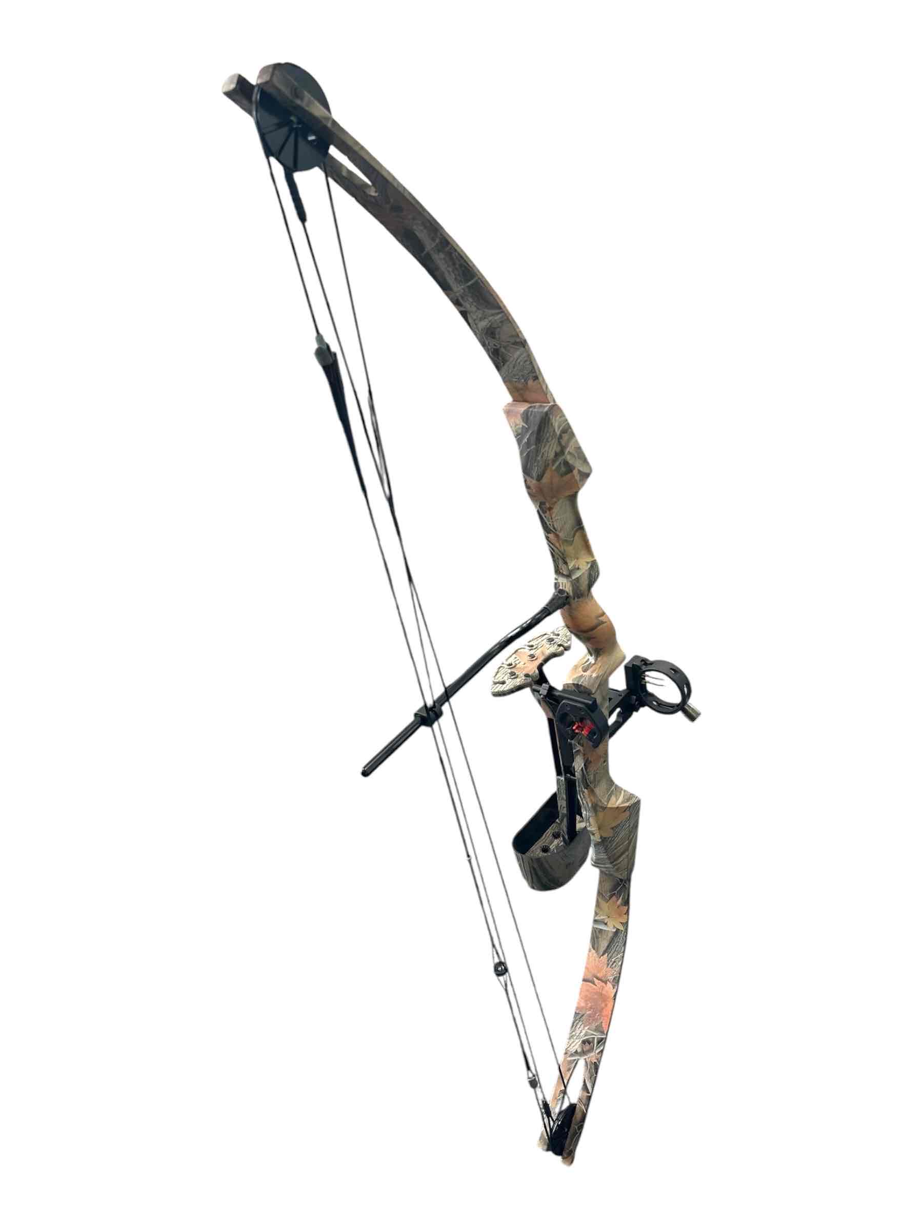 REDZONE VULTURE CAMO COMPOUND BOW WITH BAG, ARROWS & EXTRAS