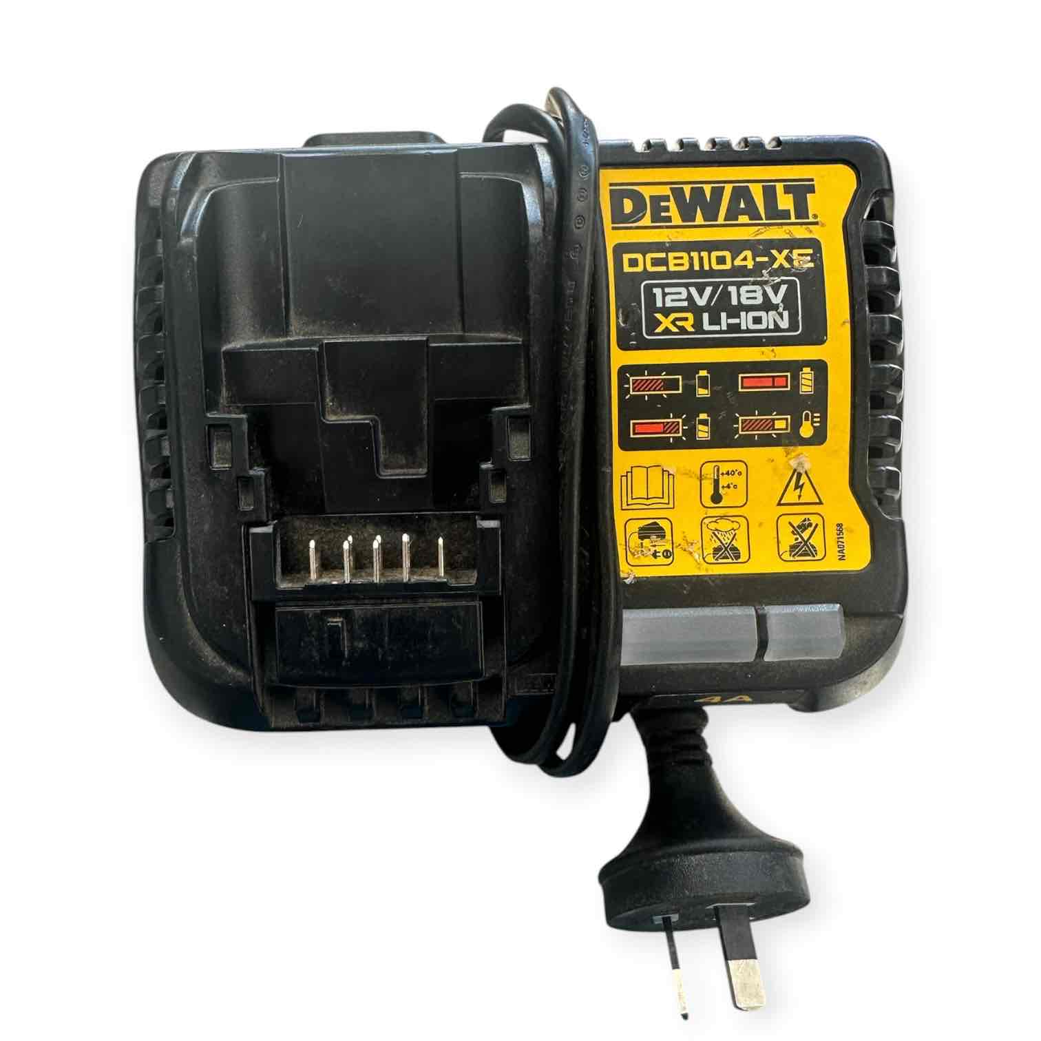 DEWALT DCB1104-XE 12V/18V XR BATTERY CHARGER