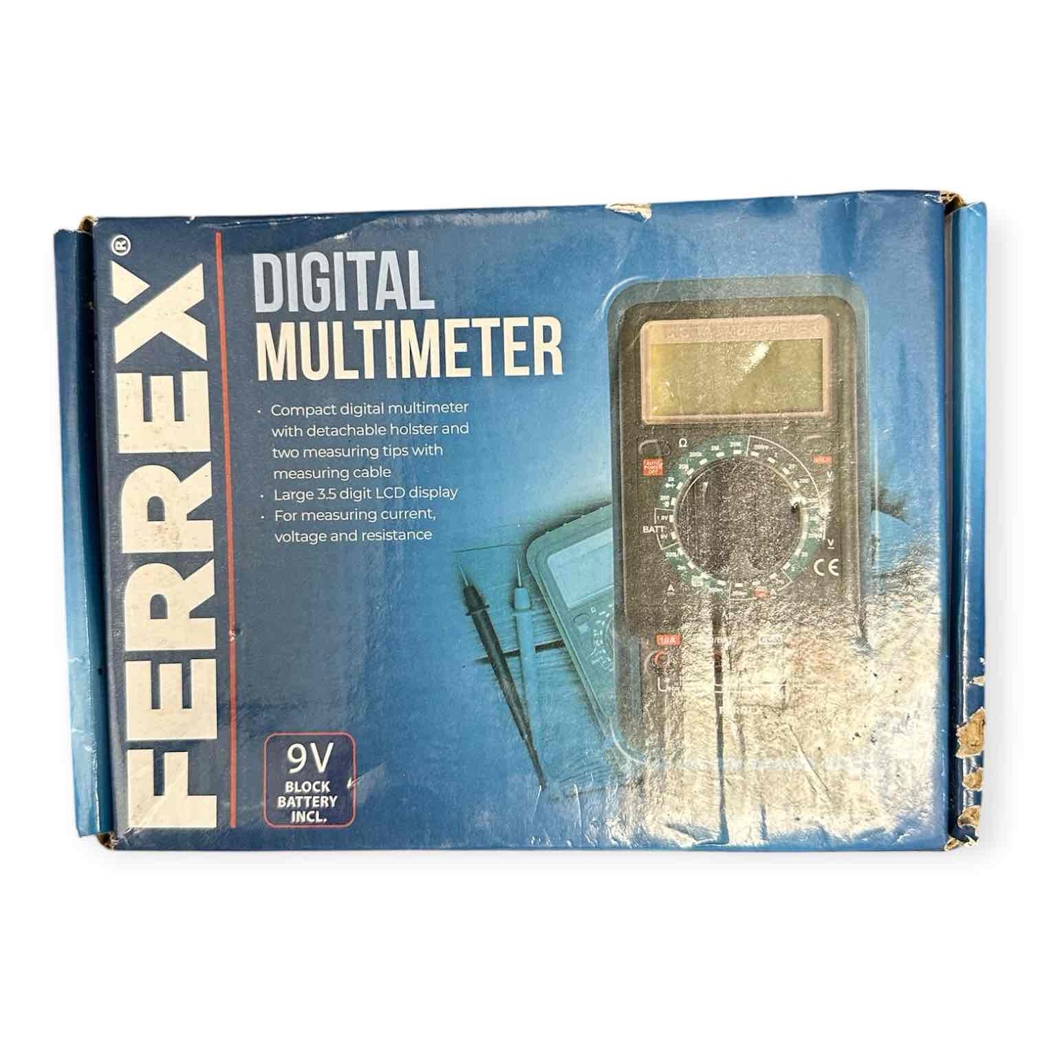 FERREX 9V DIGITAL MULTIMETER