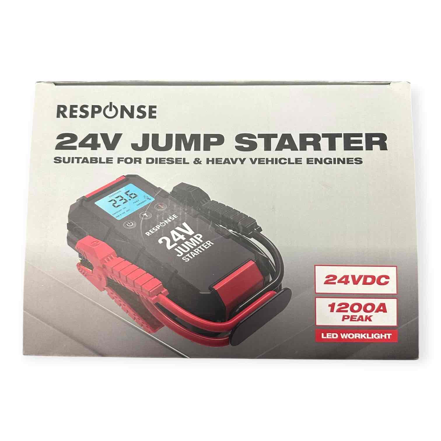 RESPONSE 24V 1200A PEAK JUMP STARTER KIT