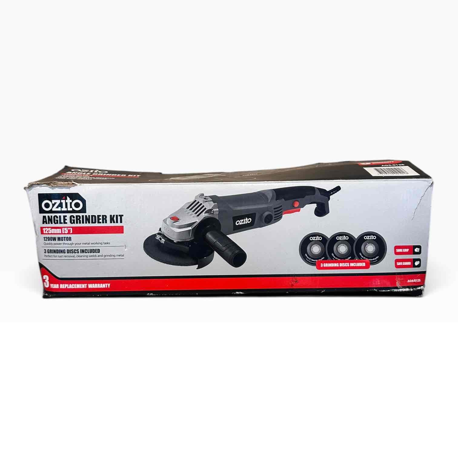 OZITO CORDED GRINDER AGS-0125