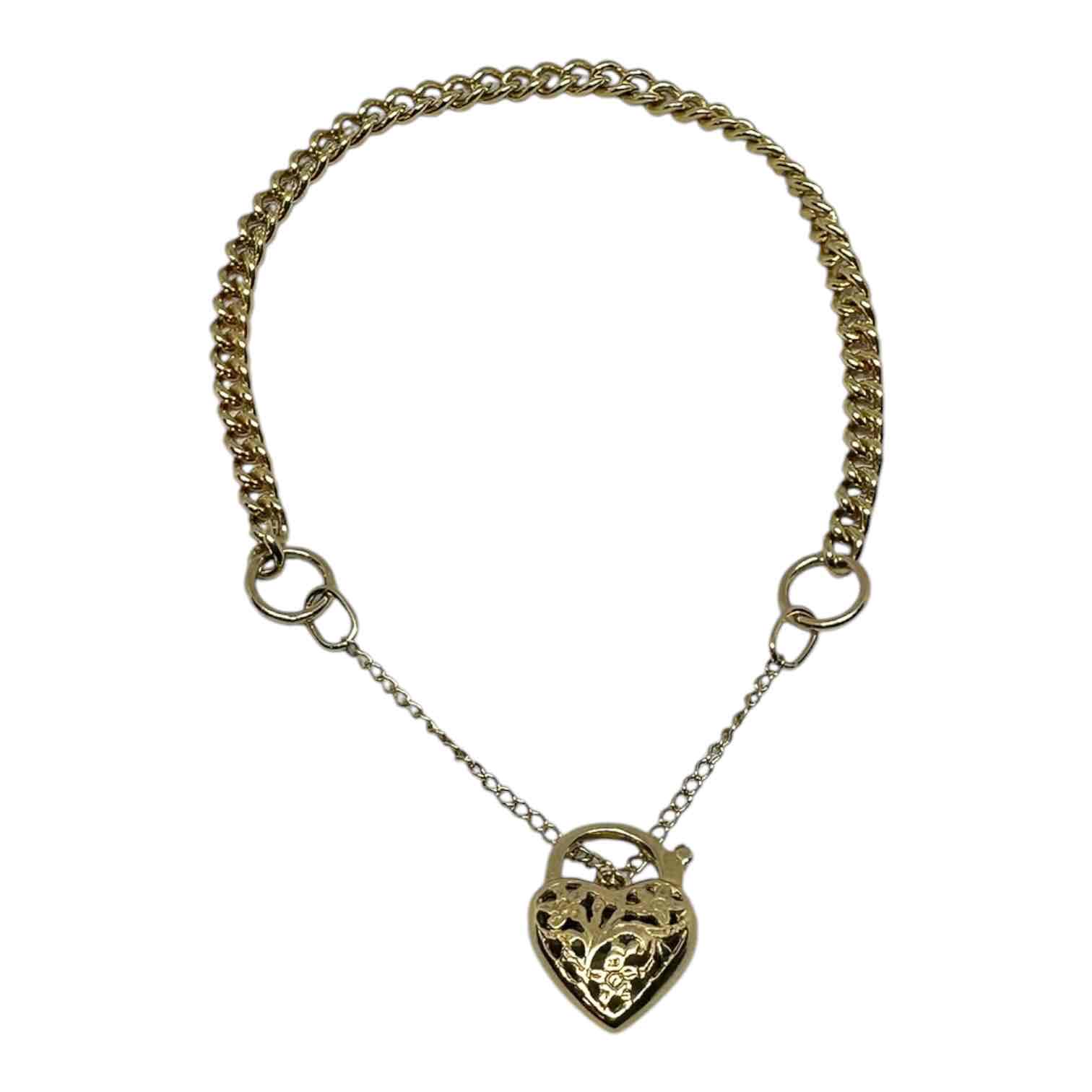 LADIES 9CT YELLOW GOLD BRACELET