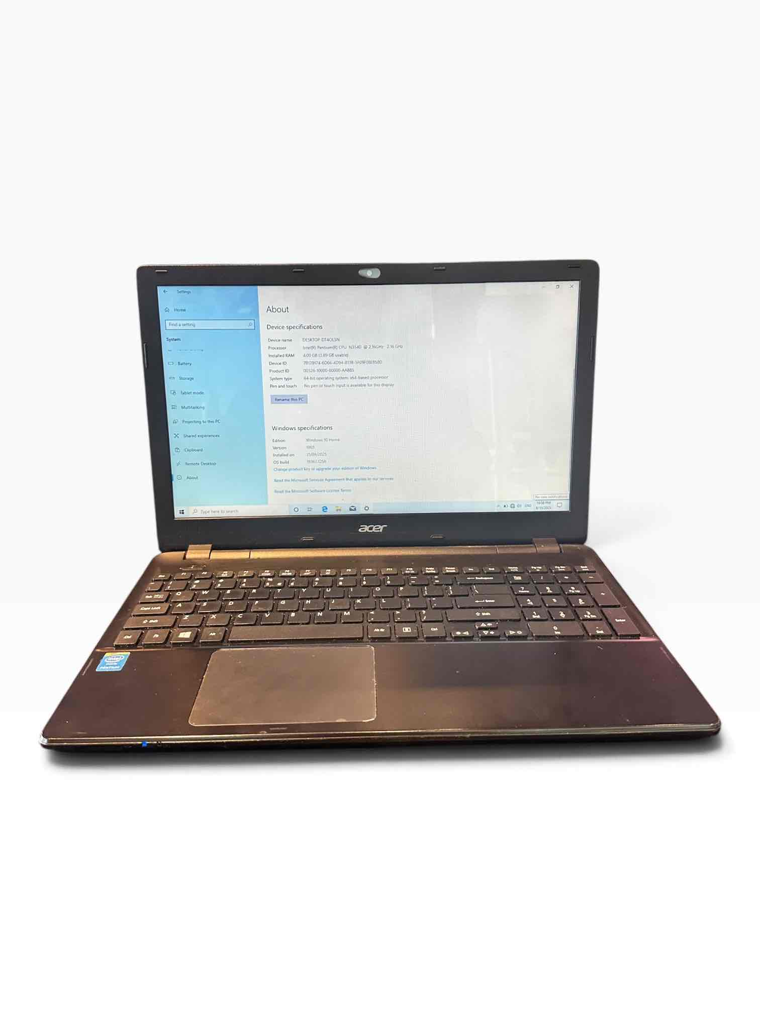 ACER LAPTOP E5-511-P8EH WITH MOUSE