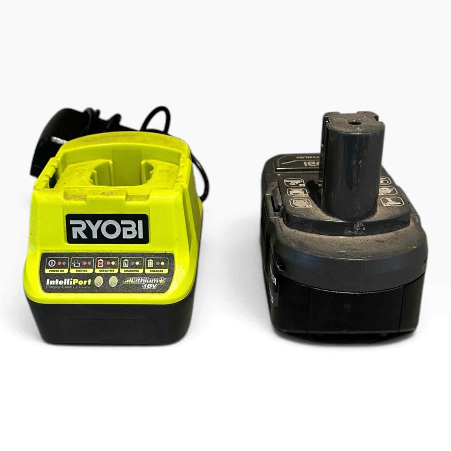 RYOBI RB1840C BATTERY CHARGER AND BAT