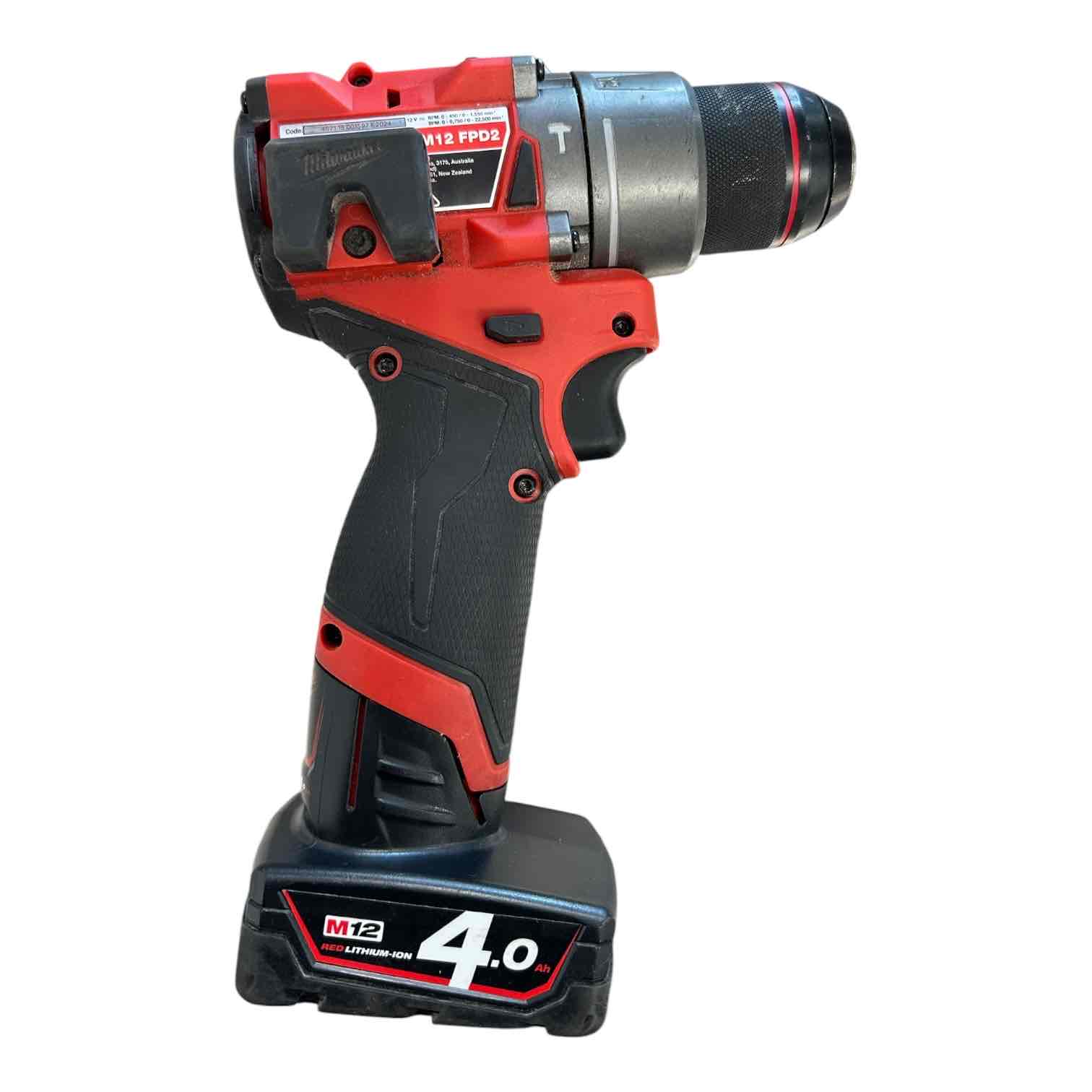 MILWAUKEE 12V DRILL M12 FPD2 WITH BATTERY