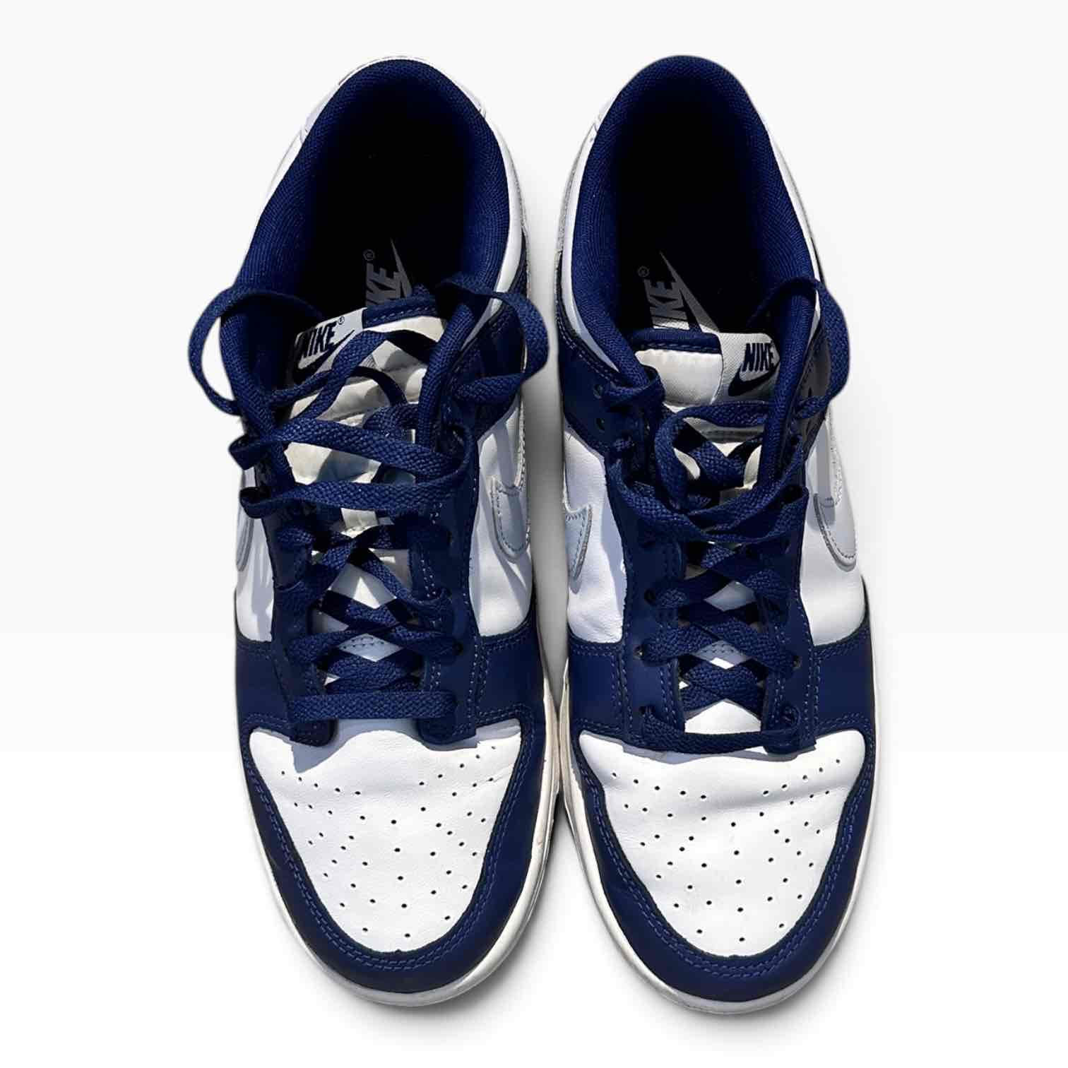 NIKE DUNK LOW NAVY & WHITE -UNISEX SIZE 9