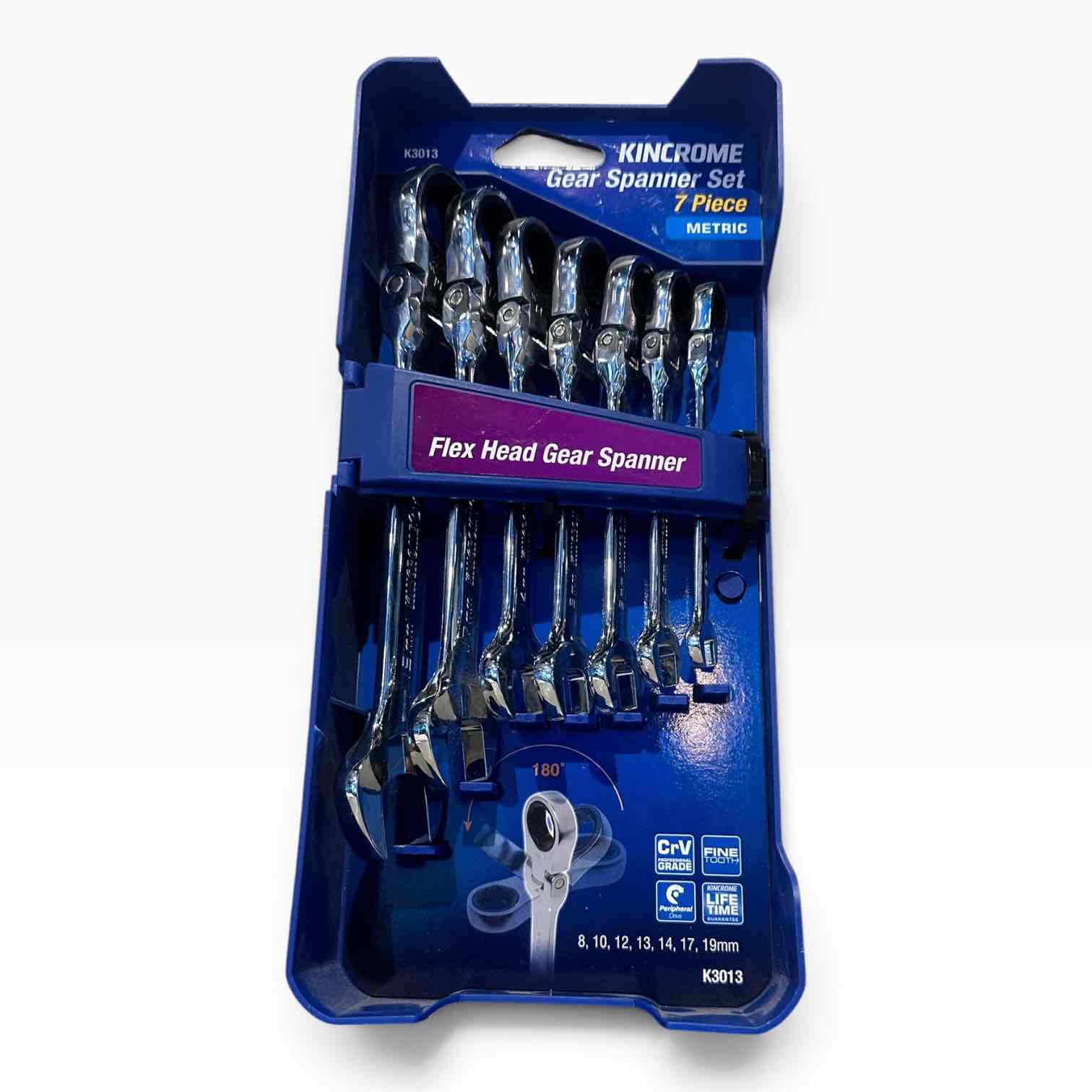 KINCROME 7 PIECES SPANNER SET