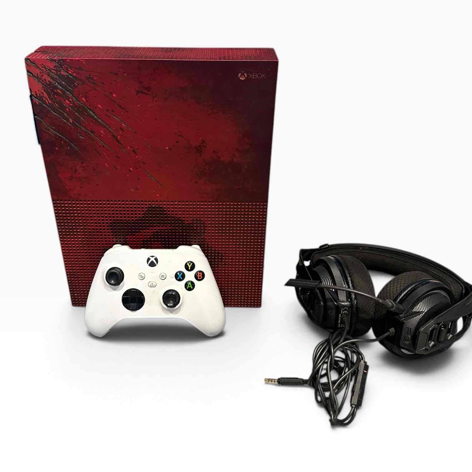 MICROSOFT XBOX ONE S CONSOLE WITH FULL ACCESSORIES