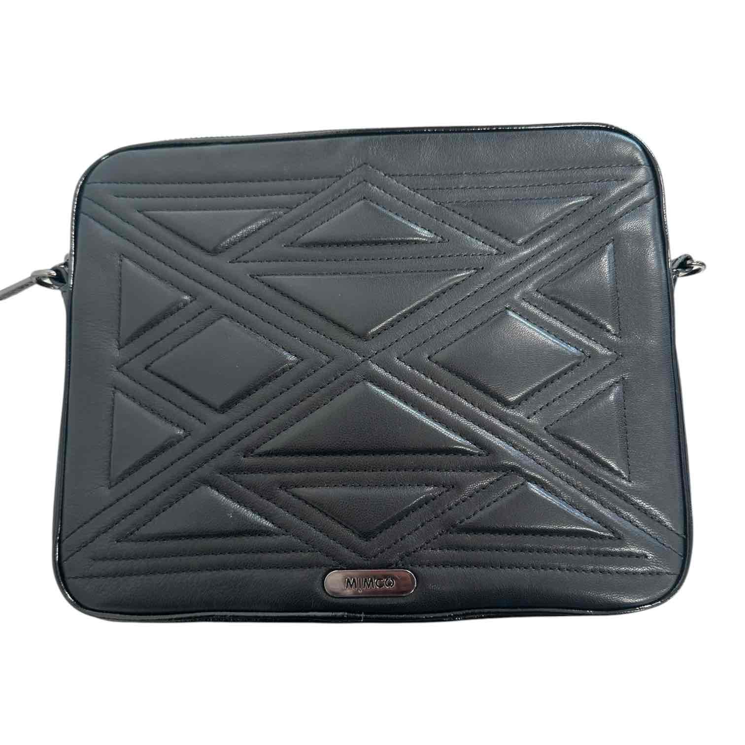 MIMCO QUILTED LEATHER CROSSBODY BAG