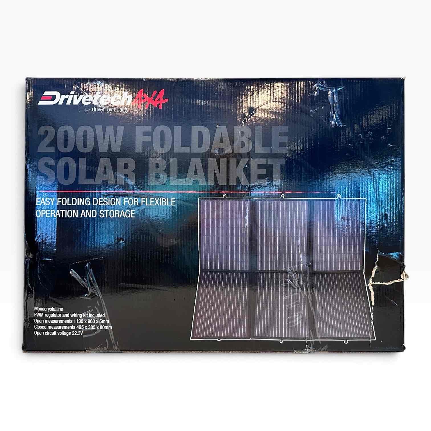 DRIVE TECH DTSB200 4X 4 200W SOLAR PANELS