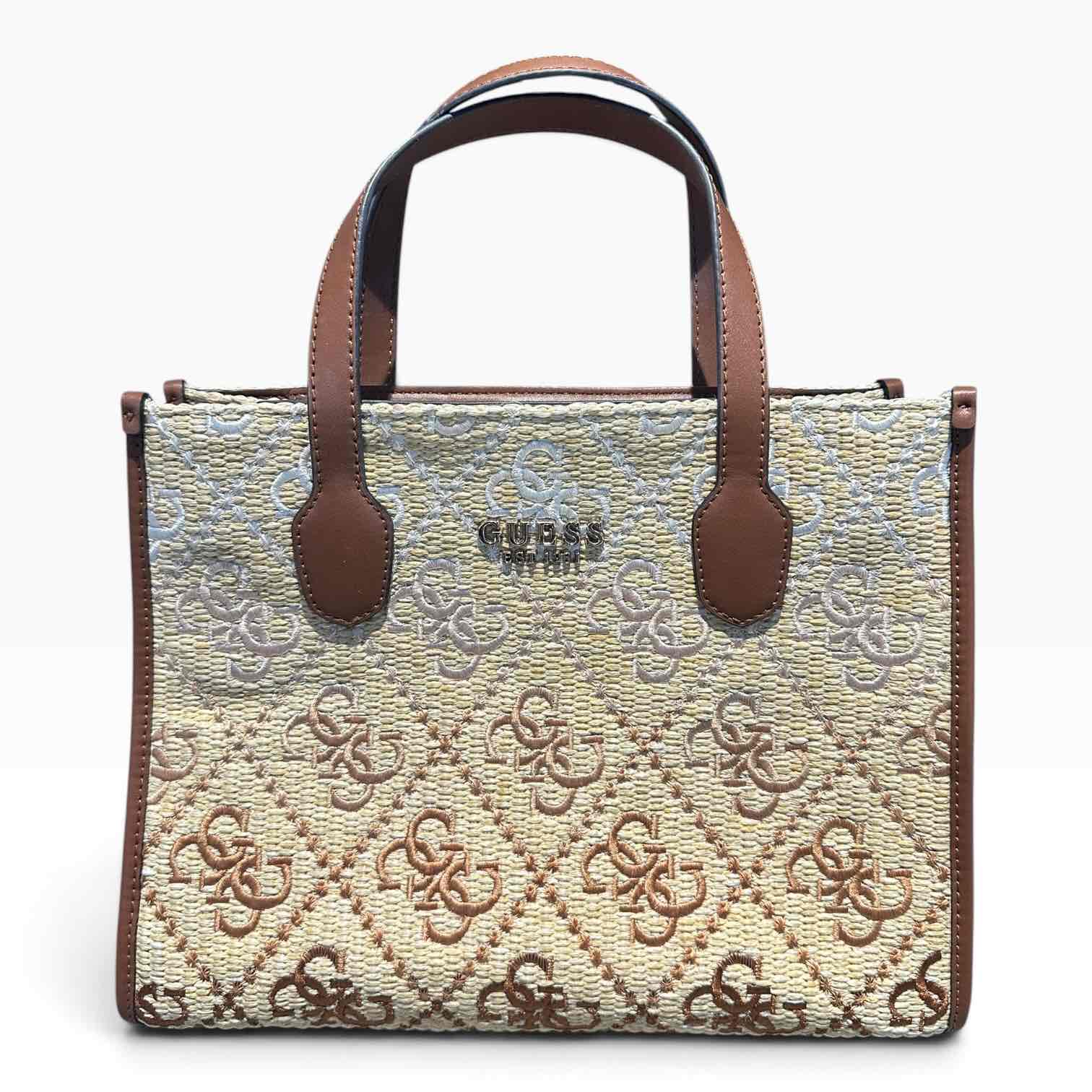 GUESS BEIGE & TAN SW866522  TOTE HANDBAG