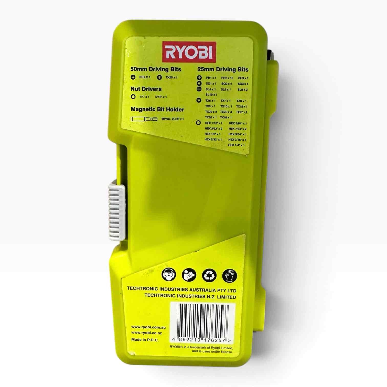 RYOBI 55 PCS RAK55DS DRILL BIT SET