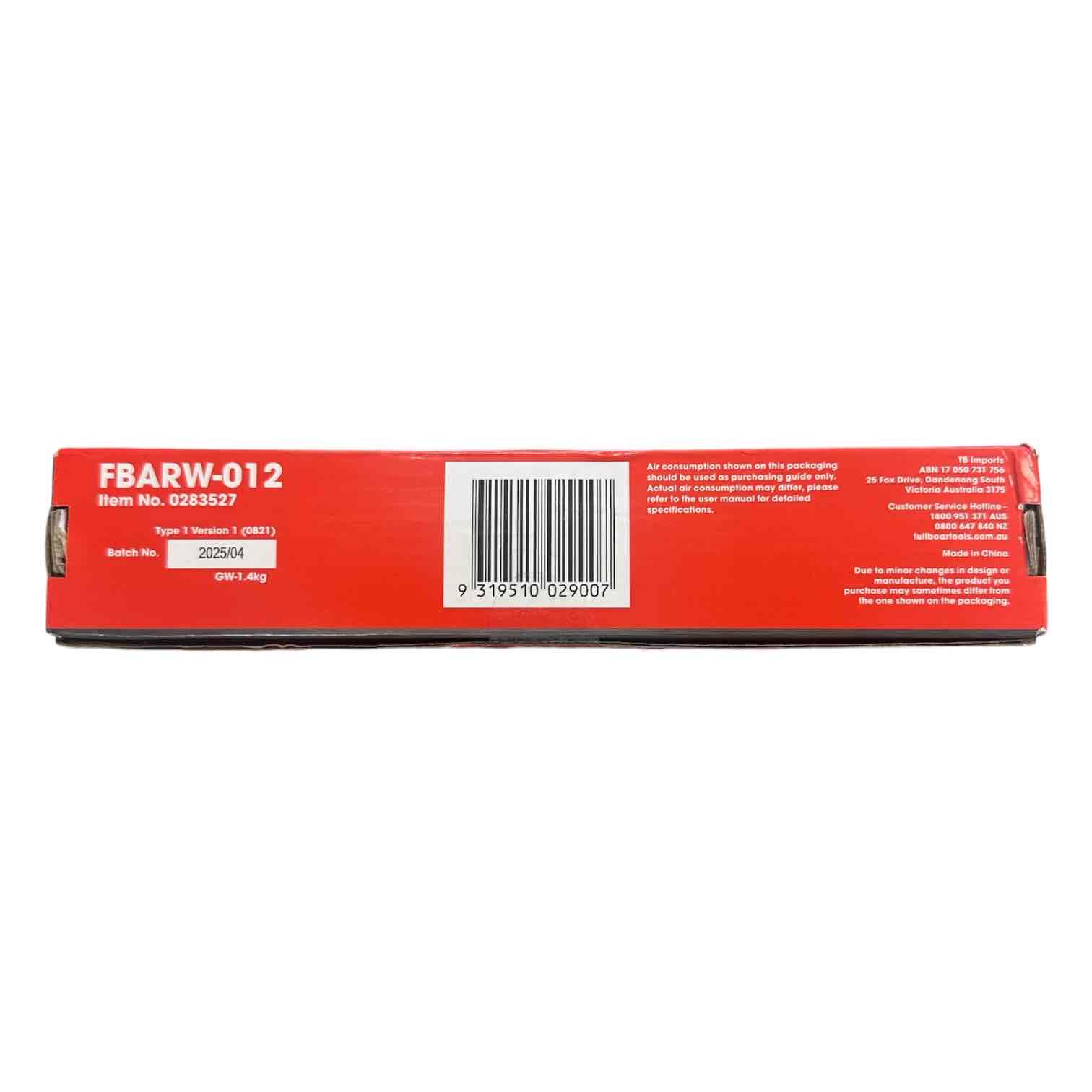 FULL BOAR 1/2" AIR RATCHET WRENCH