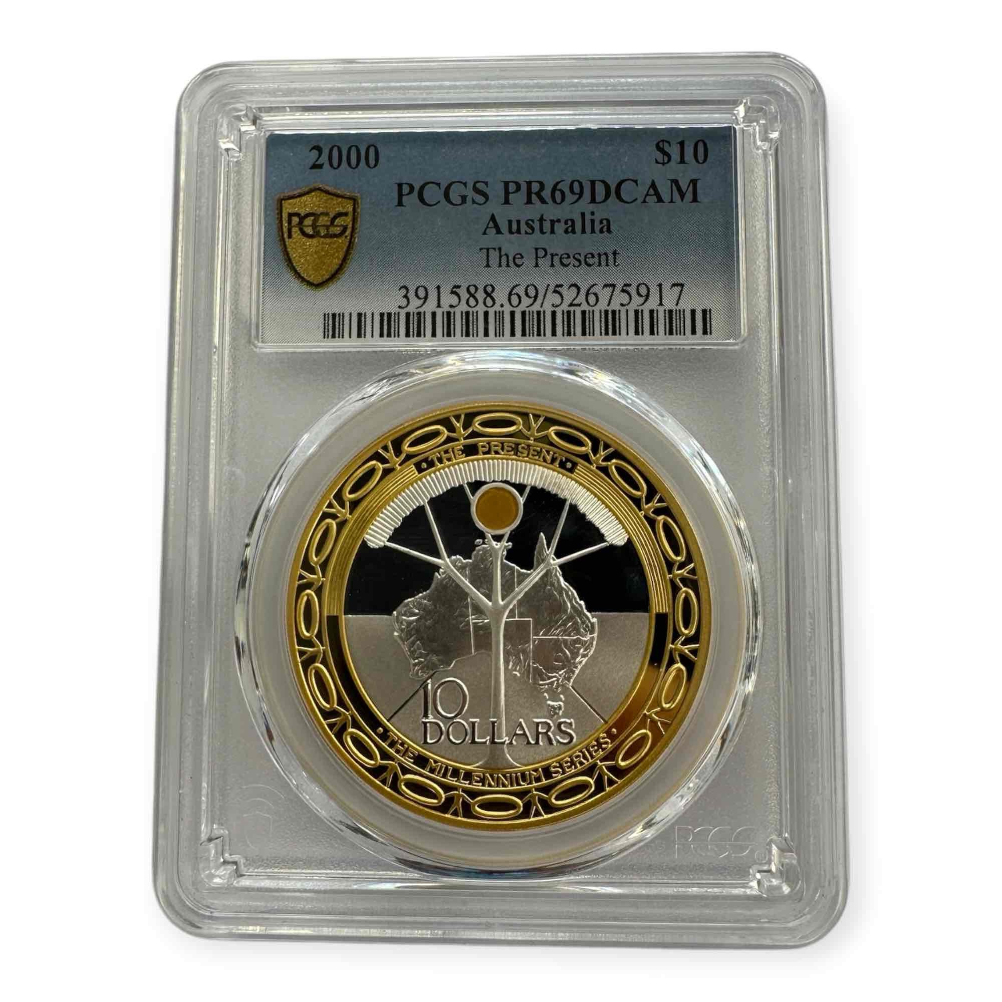 2000 PCGS PR69DCAM "THE PRESENT"  AUSTRALIAN COIN
