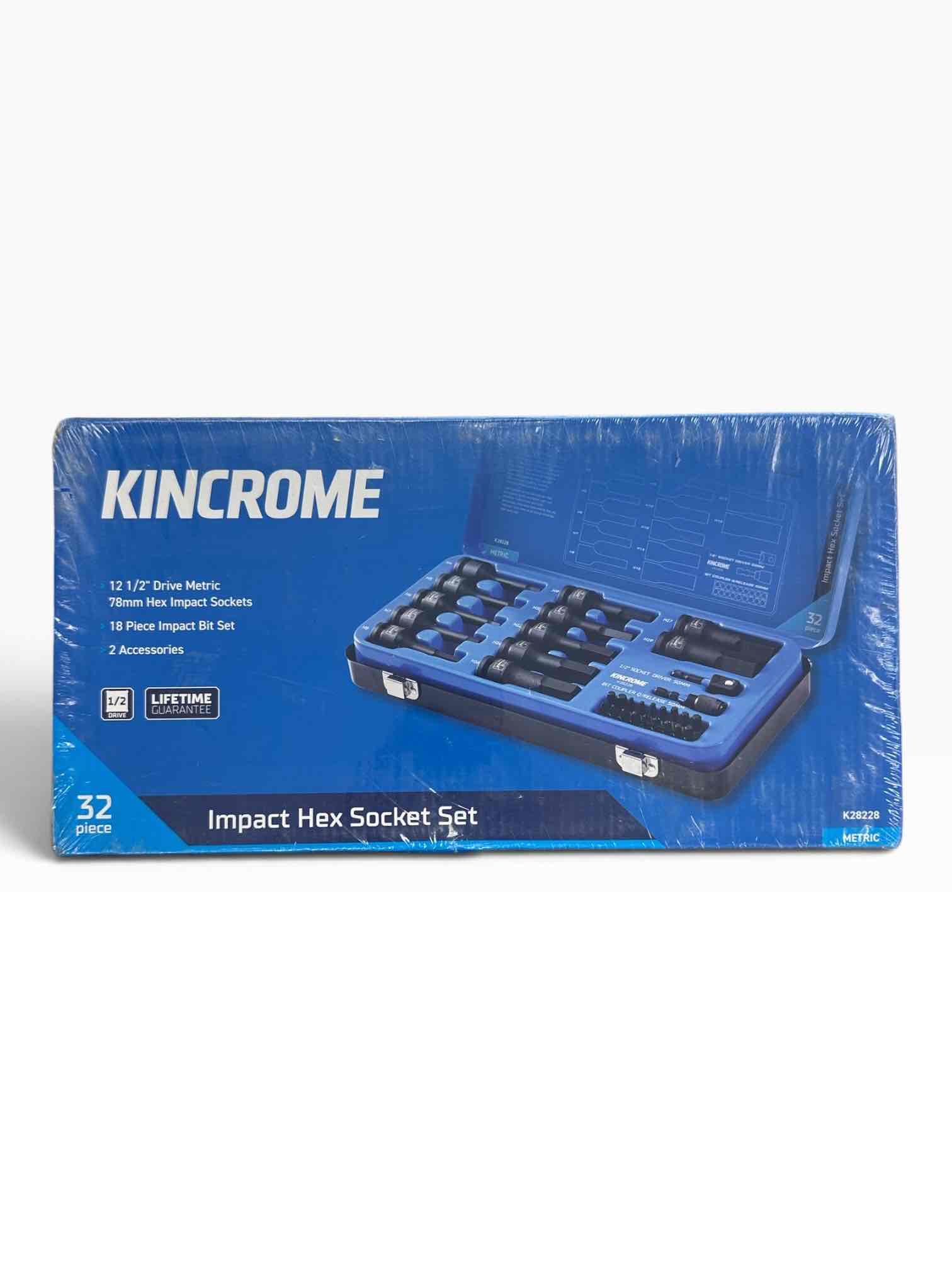 KINCROME 32-PIECE 1/2'' DRIVE SOCKET SET